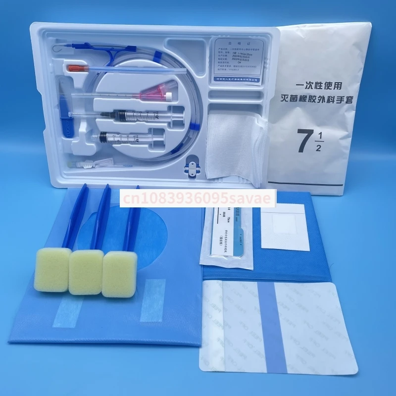 Medical Disposable Central Venous Catheter Package Single-Lumen Double-Lumen Three-Lumen