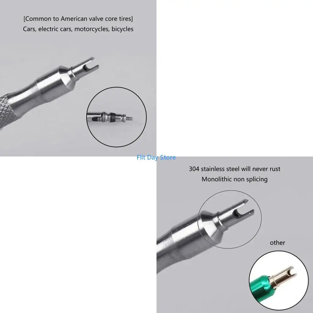 F92C Tyre Insert Remover Tool Tire Repair Wrench Screwdriver