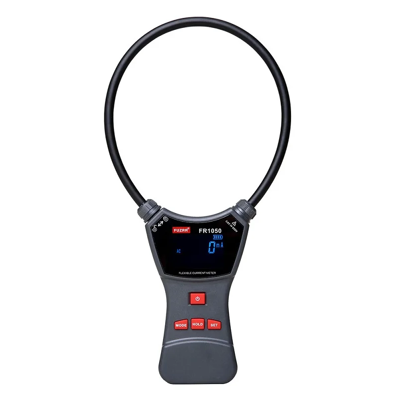 Imagem -04 - Grande Vazamento Corrente Tester Braçadeira Flexível Amperímetro ac dc 1000v Voltage Phase Frequency Meter Fr1050a Fr1050 Fr1050e 10000a