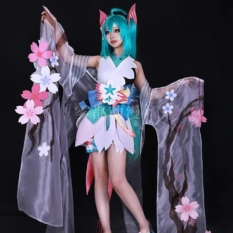 

Mikuu Cosplay Onmyoji Awaken Maid Uniform Costumes Anime Role Playing Holiday Party Game Halloween Costumes for Women