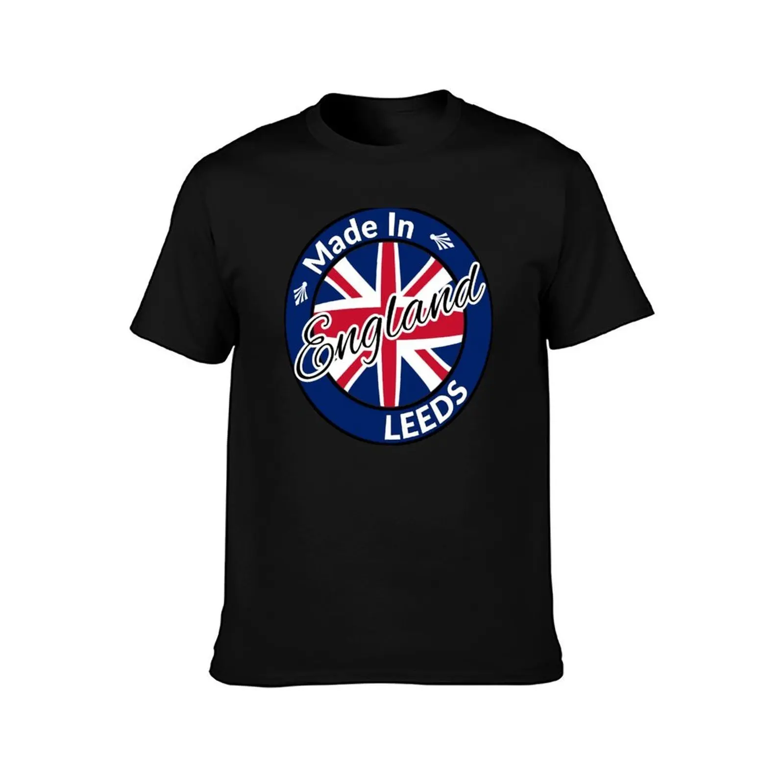 Made In Leeds England UK T-Shirt, Summer Casual Cotton Tee, Oversized Streetwear Tops, Vintage Graphic Print, Unisex Men Women