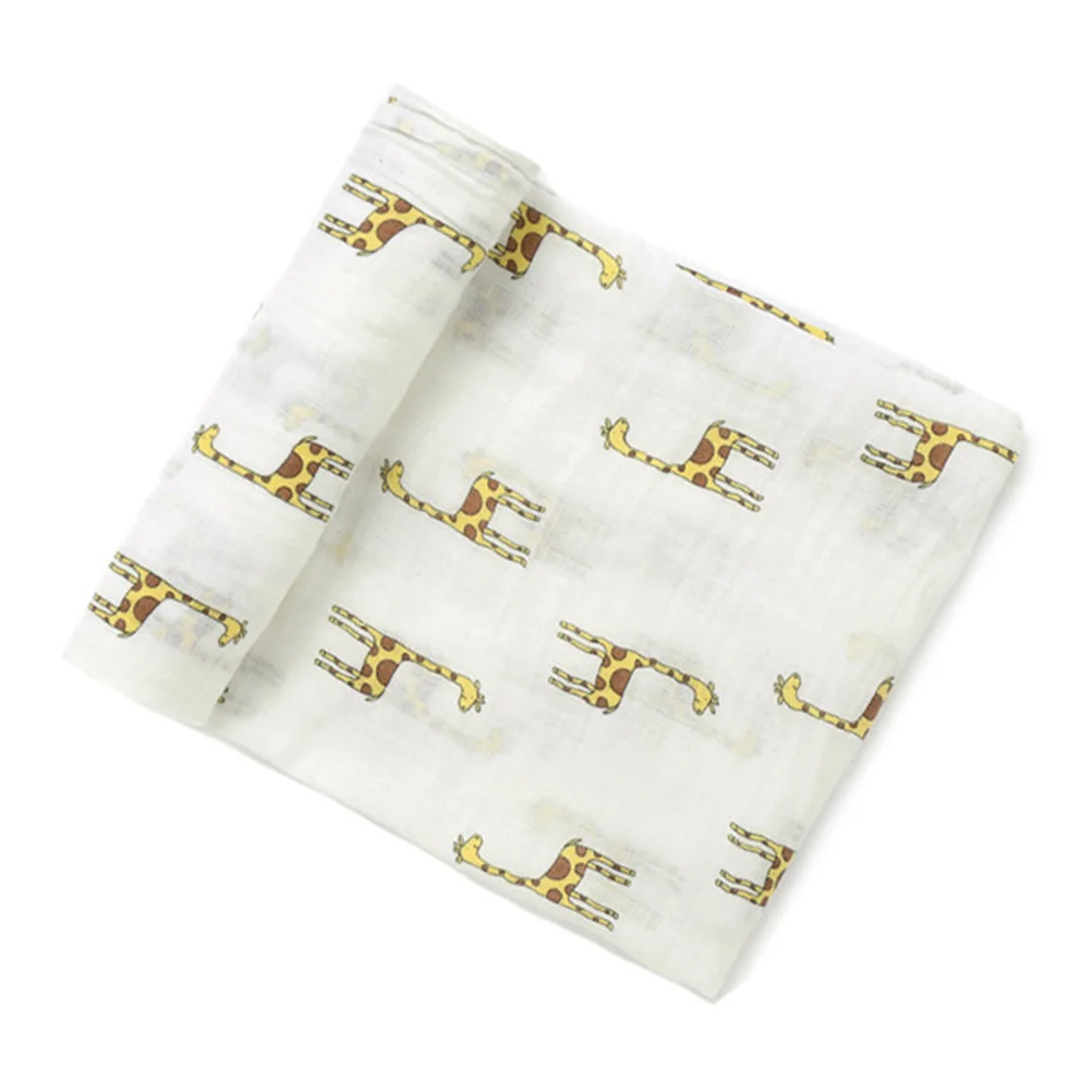 

Baby Swaddling Wrap Infant Blanket Twin Size to Sleep Bath Towel Muslin Swaddle Newborn