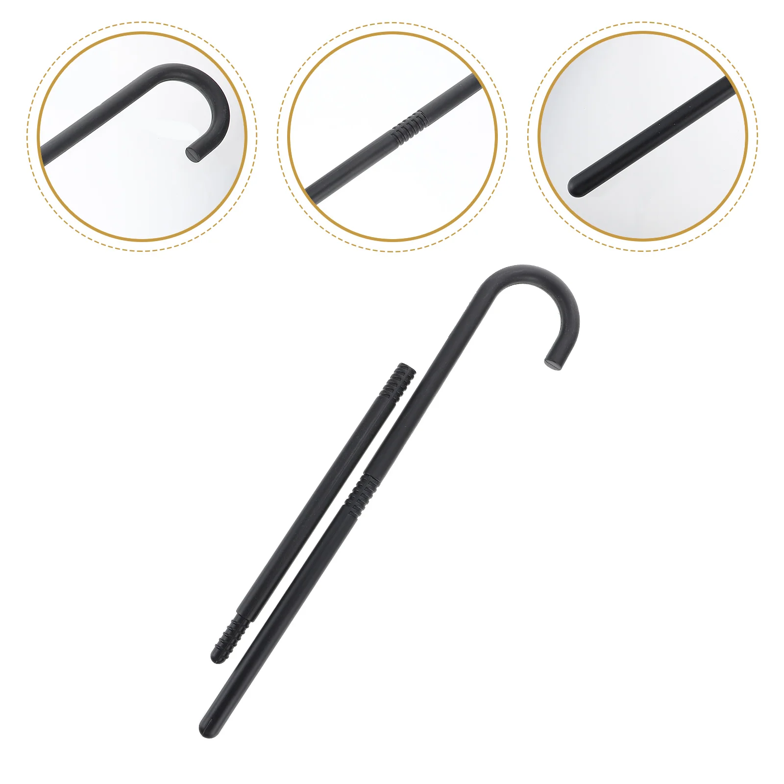 Magician Crutch Stick Decorative Cane cosplay Wand photo Prop Stage Peformance Dance Walking Costume Crutch halloween Party deco