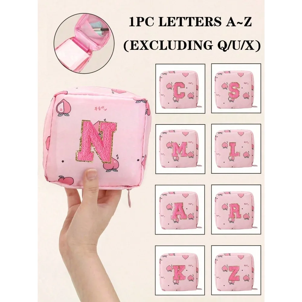 Large Capacity Sanitary Pad Storage Bag, Cartoon Sanitary Pad Storage Bag, Portable Menstrual Products Set, Multifunctional Waterproof Bag, Nursing Pad Storage Bag, Tampon Bag, Women's Hygiene Bag