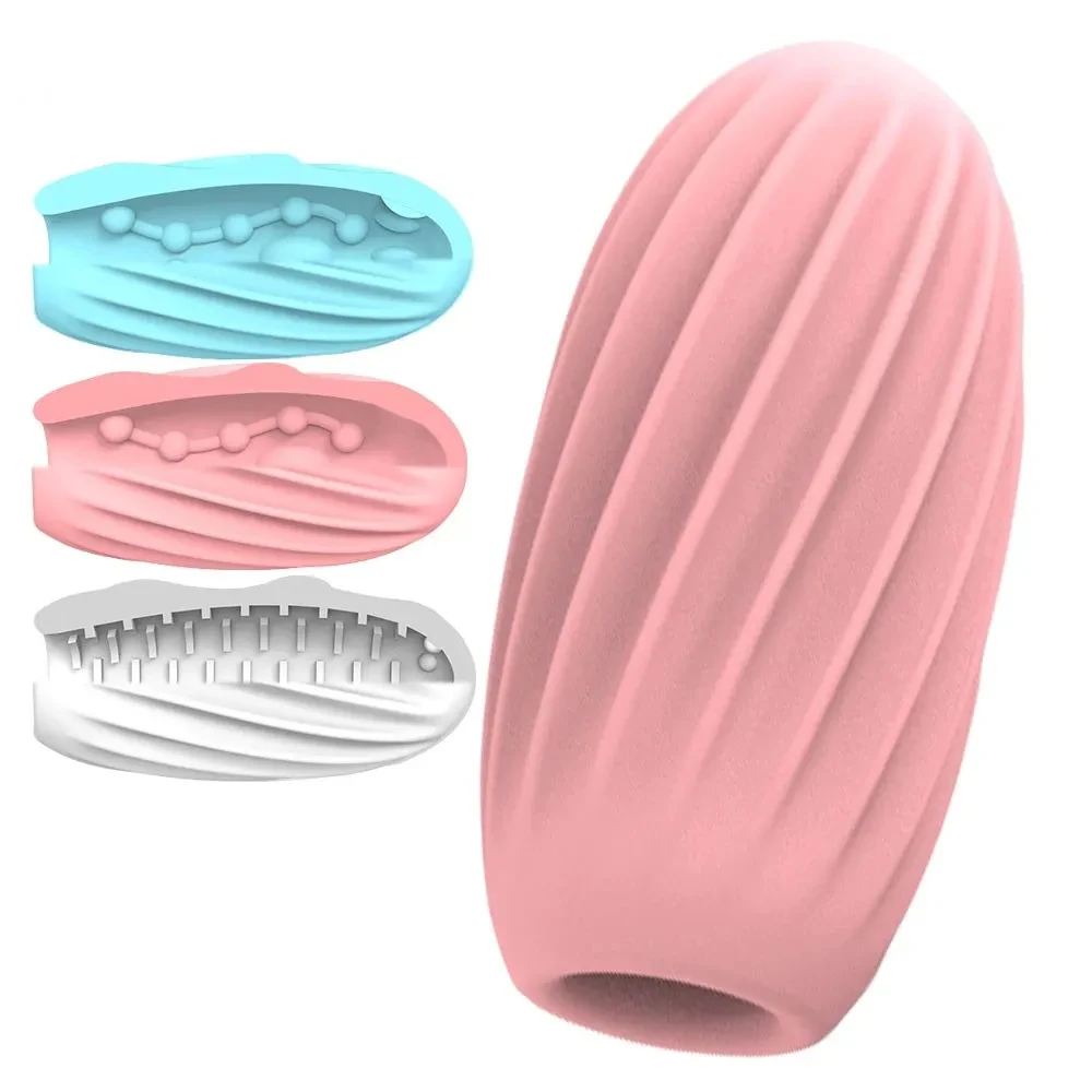 Male Masturbation Cup Vagina Egg Sex Toys for Men Penis Massager Glans Stimulation Sexmachine Stretchable Adult Supplies For Men