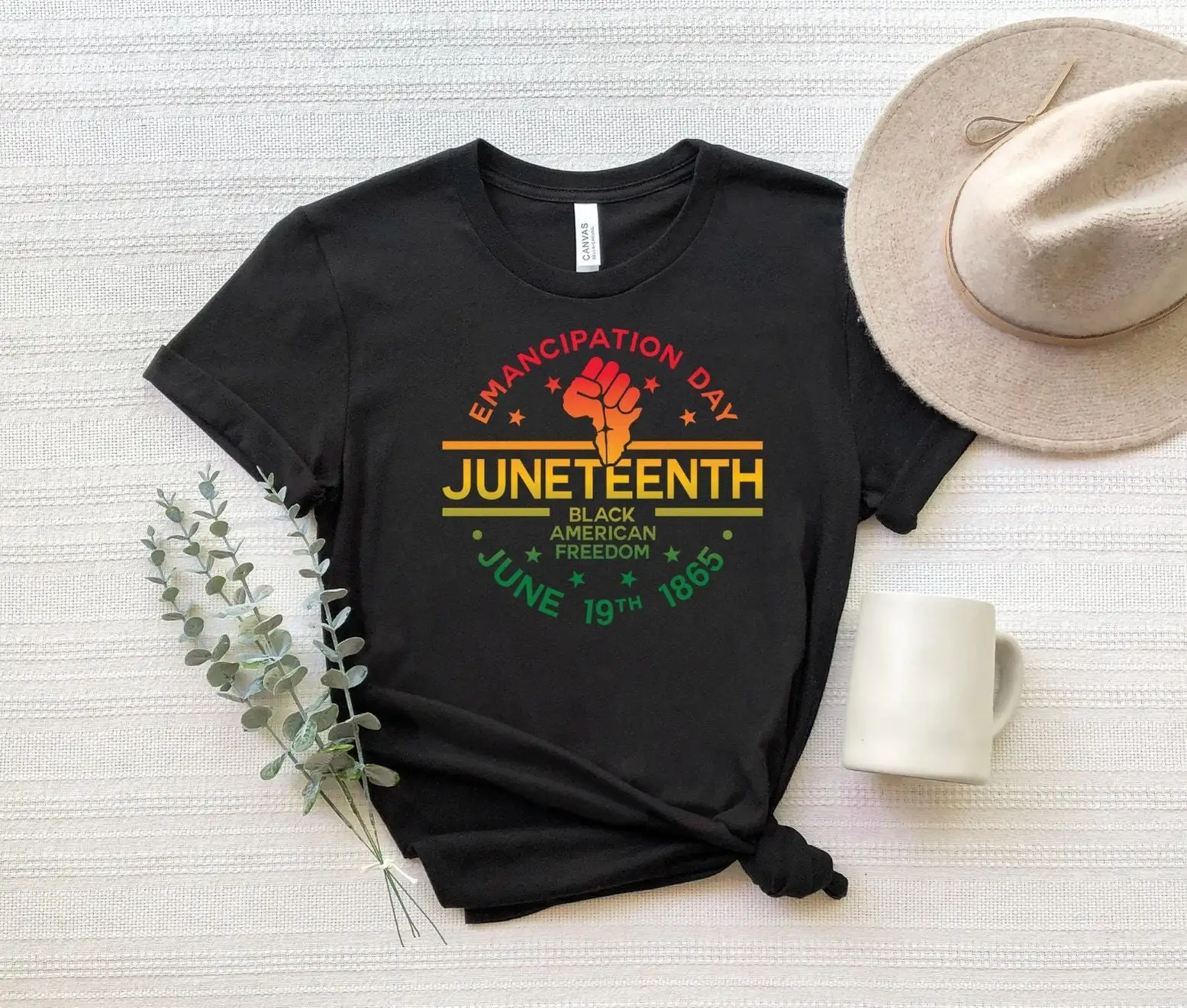 Emancipation Day Juneteenth T Shirt Black American Freedom Independence Lives Matter Since 1865