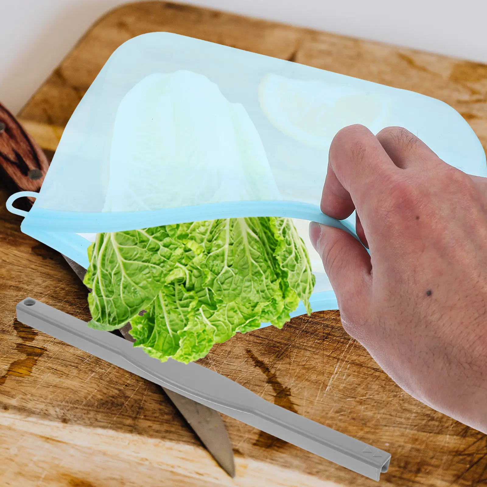 Healthy Snacks Food - Leakproof Reusable Silicone Food Pouch Airtight