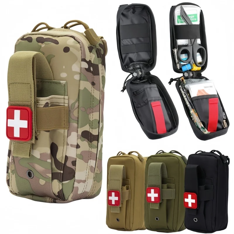 جديد التكتيكية Emt الإسعافات الأولية كيس مزموم حقيبة طبية مع عاصبة مقص ضمادة لحالات الطوارئ Ifak الصدمة القتالية بقاء حقيبة