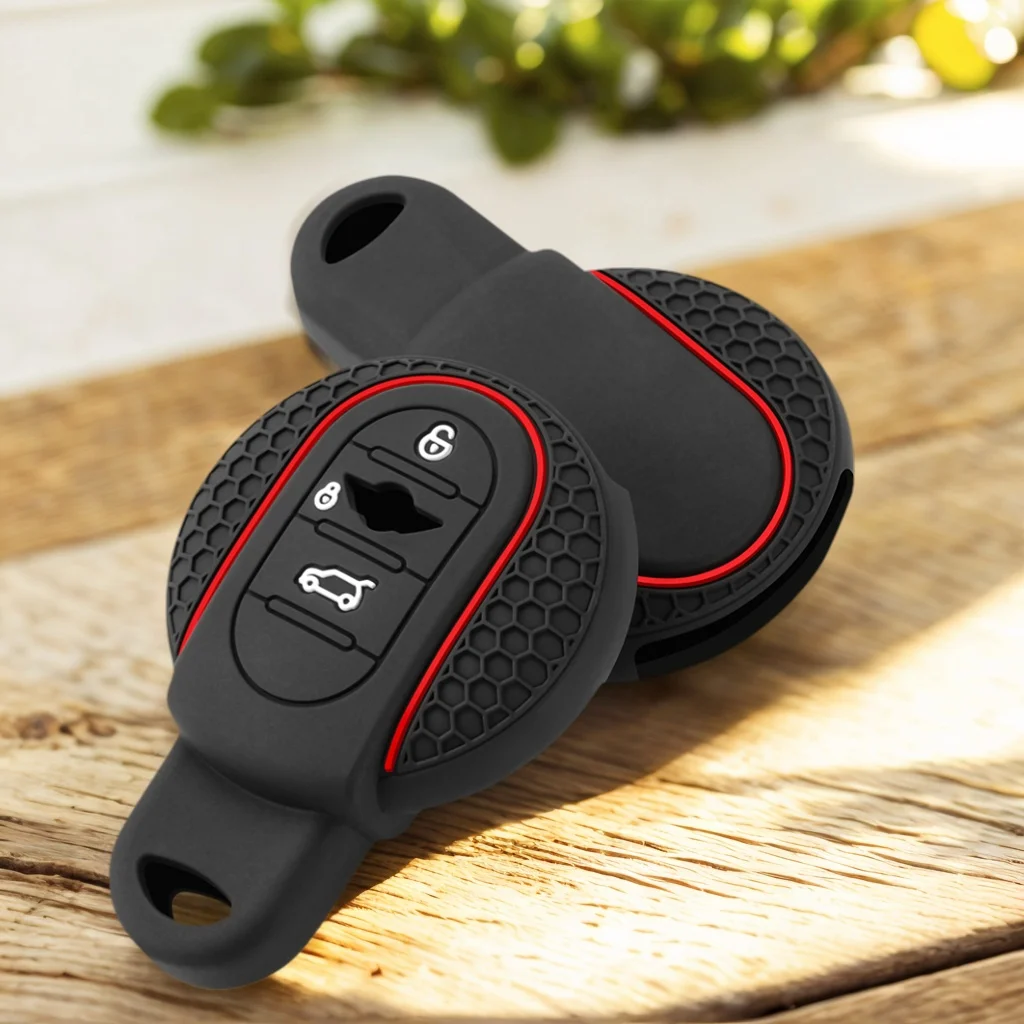Silicone Car Key Case Cover for BMW MINI COOPER S ONE JCW F54 F55 F56 F57 F60 CLUBMAN COUNTRYMAN Remote Fob Holder Shell