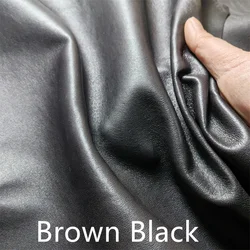 0.8/1mm Brown Black Sheepskin. First Layer Leather. Real Leather Fabric. Handmade DIY For Leather Clothing. Whole Sheepskin