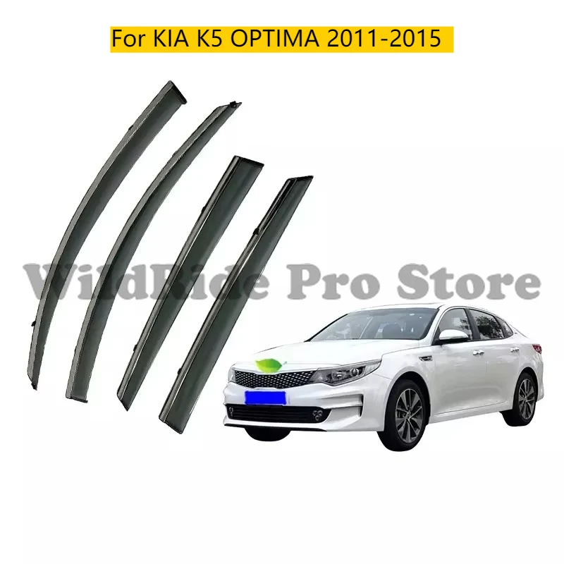 Car Accessories Wind Deflectors for KIA K5 OPTIMA 2011-2015 Wind Vent Deflector Visors Rain Sun Guards