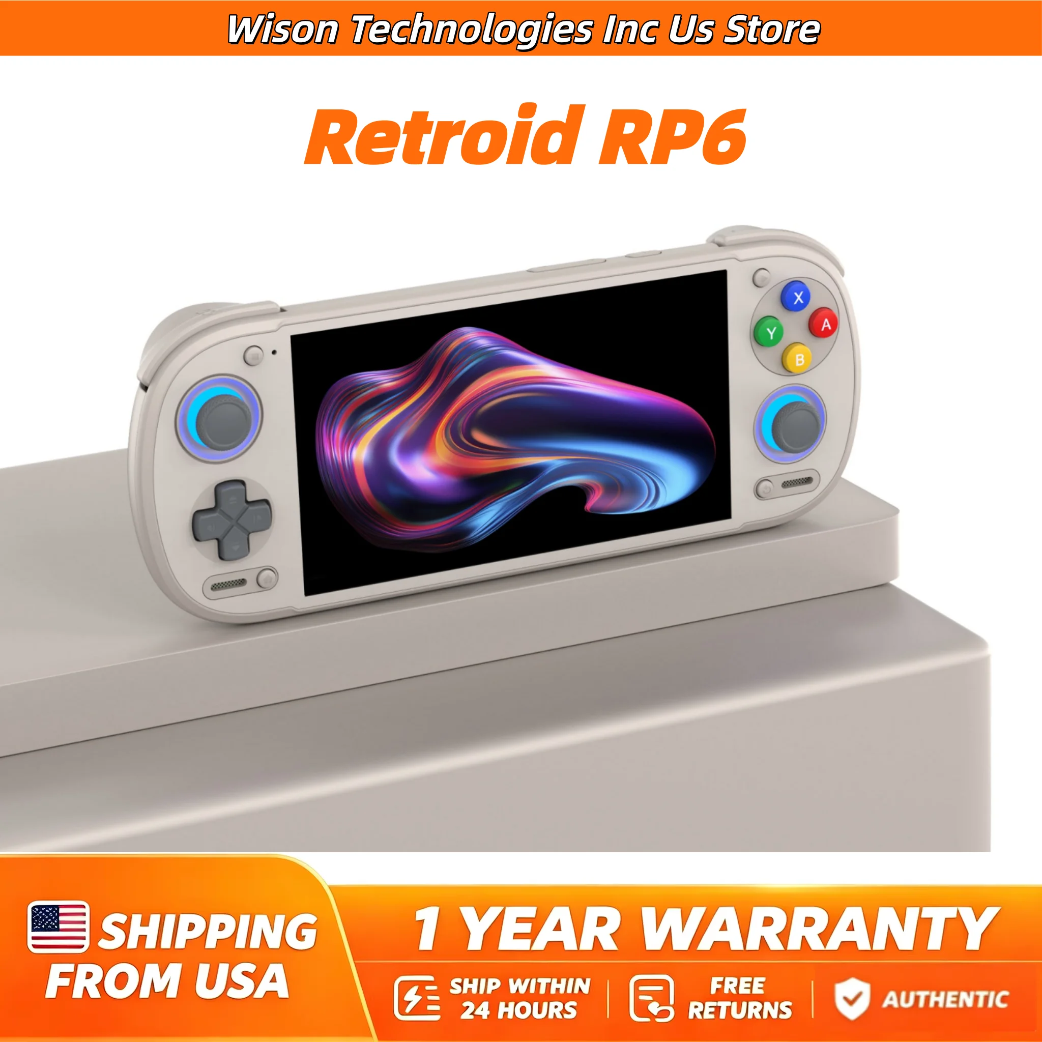 Gaming Console Old School - Retroid Pocket 6 Joystick Handheld Game