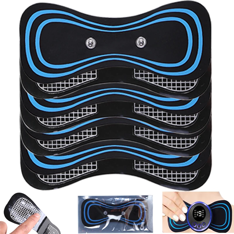 

Portable EMS Cervical Vertebra Massage Pads Muscle Stimulator Neck Pain Relief Back Sticker Relaxation Device for Pain Relief