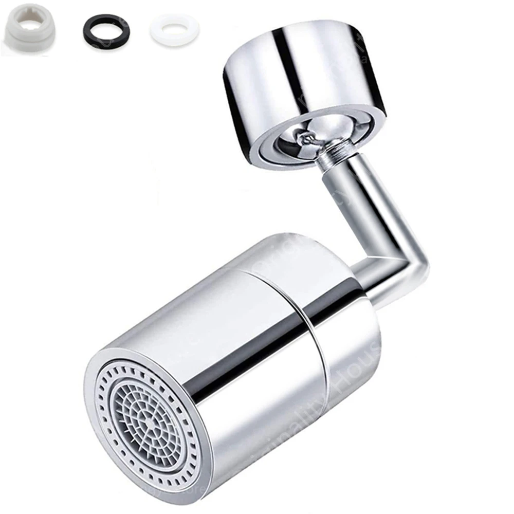 

720 Rotatable Faucet Aerator Sprayer Tap Head Water Saving Splash Headfilter Basin Wash Splash-proof Tap Extender Adapter Nozzle