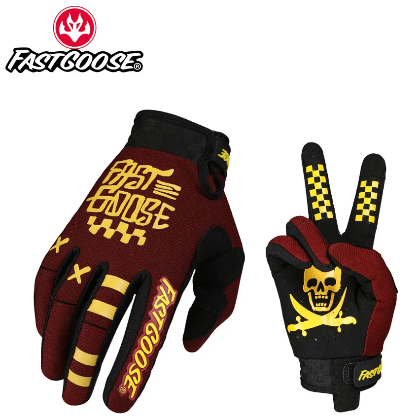FASTGOOSE Summer ATV MTB Motocross Gloves Breathable Touchscreen Full Finger for Men & Women | Adventure-Ready & Anti-Slip Grip