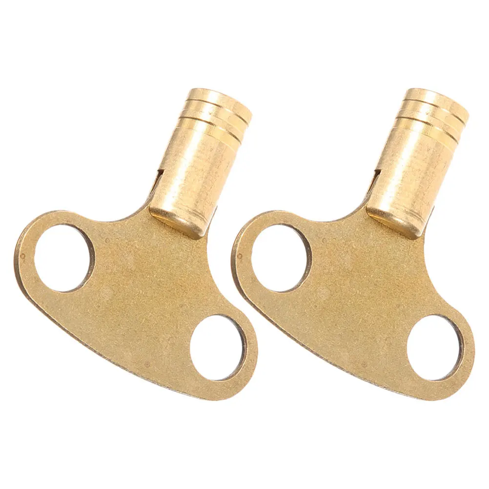 

2Pcs Copper Radiator Bleed Key for Rv Hot Water Heater Efficient Air Release Universal Plumbing Bleeding Tool Compact Design