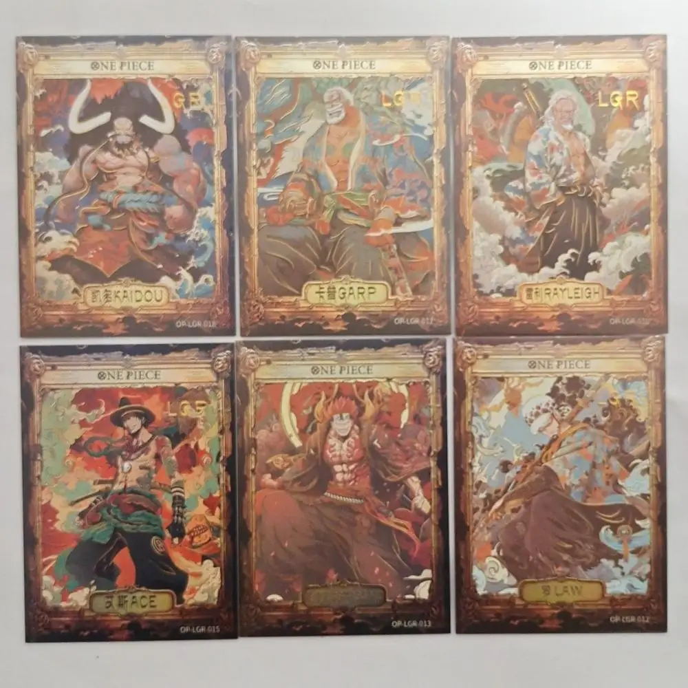 Anime ONE PIECE LGR series collection card Sanji Shanks Portgas D Ace Tony Tony Chopper Entertainment toys Board game card