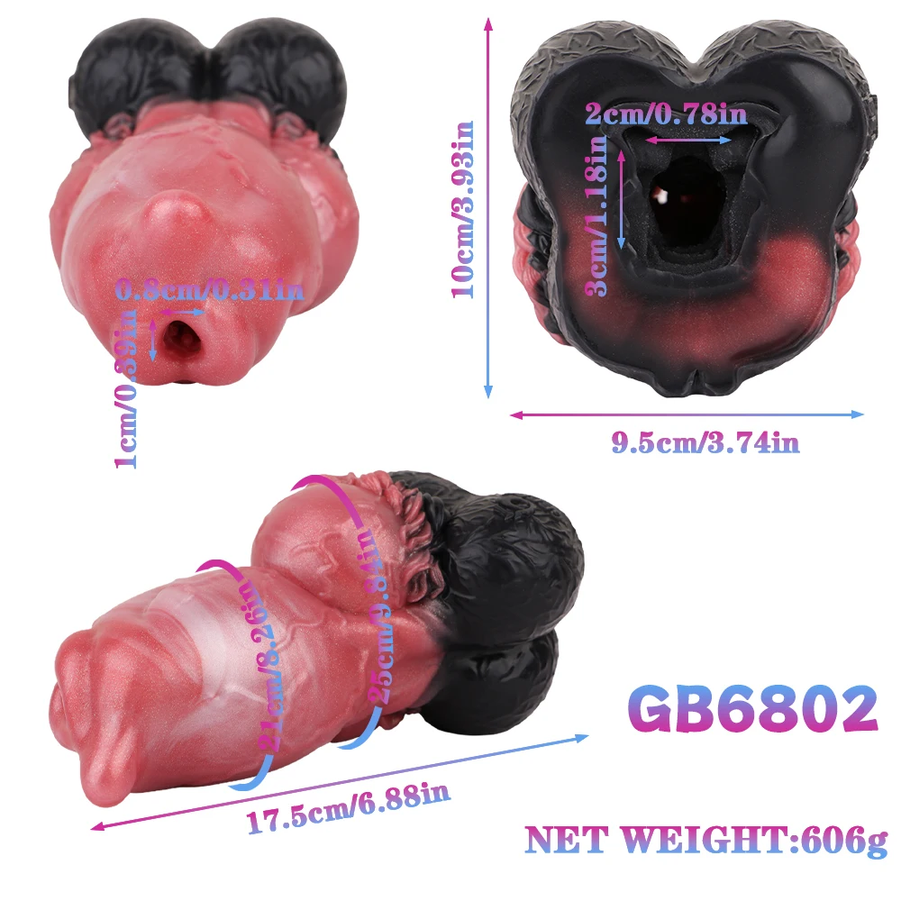 GEEBA Realistic Dildo Design Male Masturbator Sleeve Soft Silicone Stroker Sleeve For Men Pocket Pussy Onahole Adult Sex Toys 6