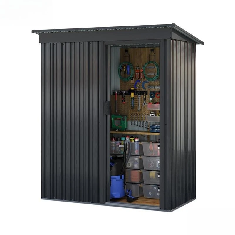 Tool room Outdoor villa Garden courtyard Roof simple assembly Temporary iron sundries storage Tool storage