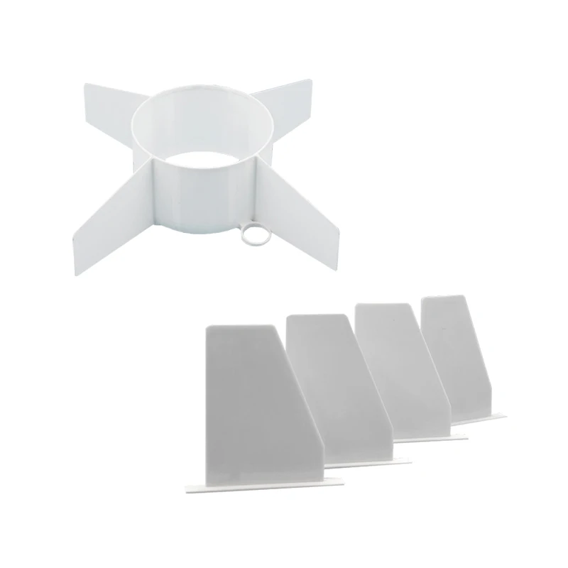 DIY Water Rocket Balancing Tail Fin Small/Medium/Large Fins Integrated Accessory Parts for Plastic Bottle Homemade Rockets Toys