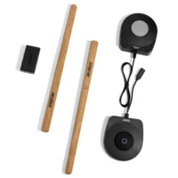 AeroBand-Juego de batería electrónica, baquetas, instrumento Musical de bolsillo, batería acústica, Kit de batería de aire profesional, pedales, 8 sonidos