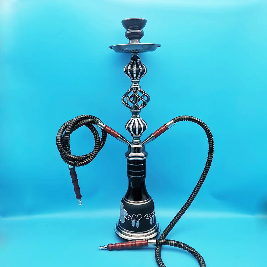 1pc large Arabic double pipe hookah shisha set, bar KTV accessories, household hookah products