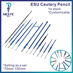 Wholesale ESU cautery pencil Electrical blade electrode, surgical use, dental electrode,