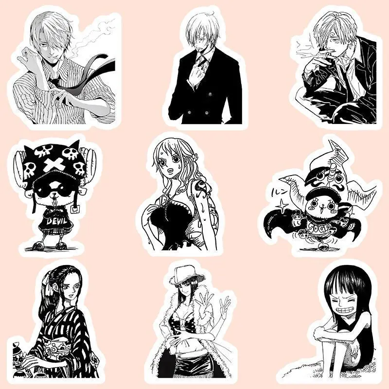 One Piece Monkey·D·Luffy filme mercadoria dos desenhos animados adesivos casos de telefone notebook adesivos decorativos de alta qualidade presente atacado