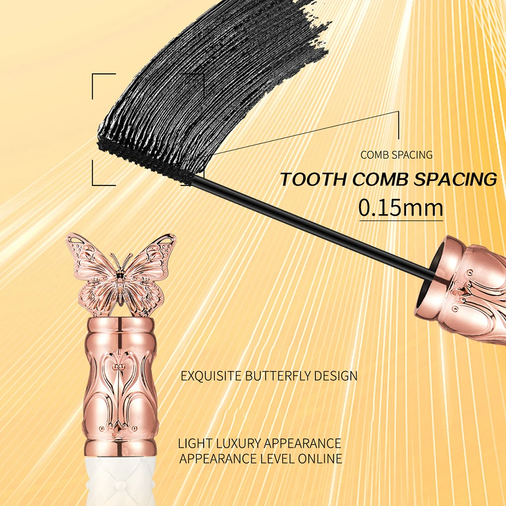 1/2/3pcs Waterproof Mascara Long Lasting Non-Smudged Sweat-Resistant Natural Thick Curl Lengthening Lashes Beauty Makeup