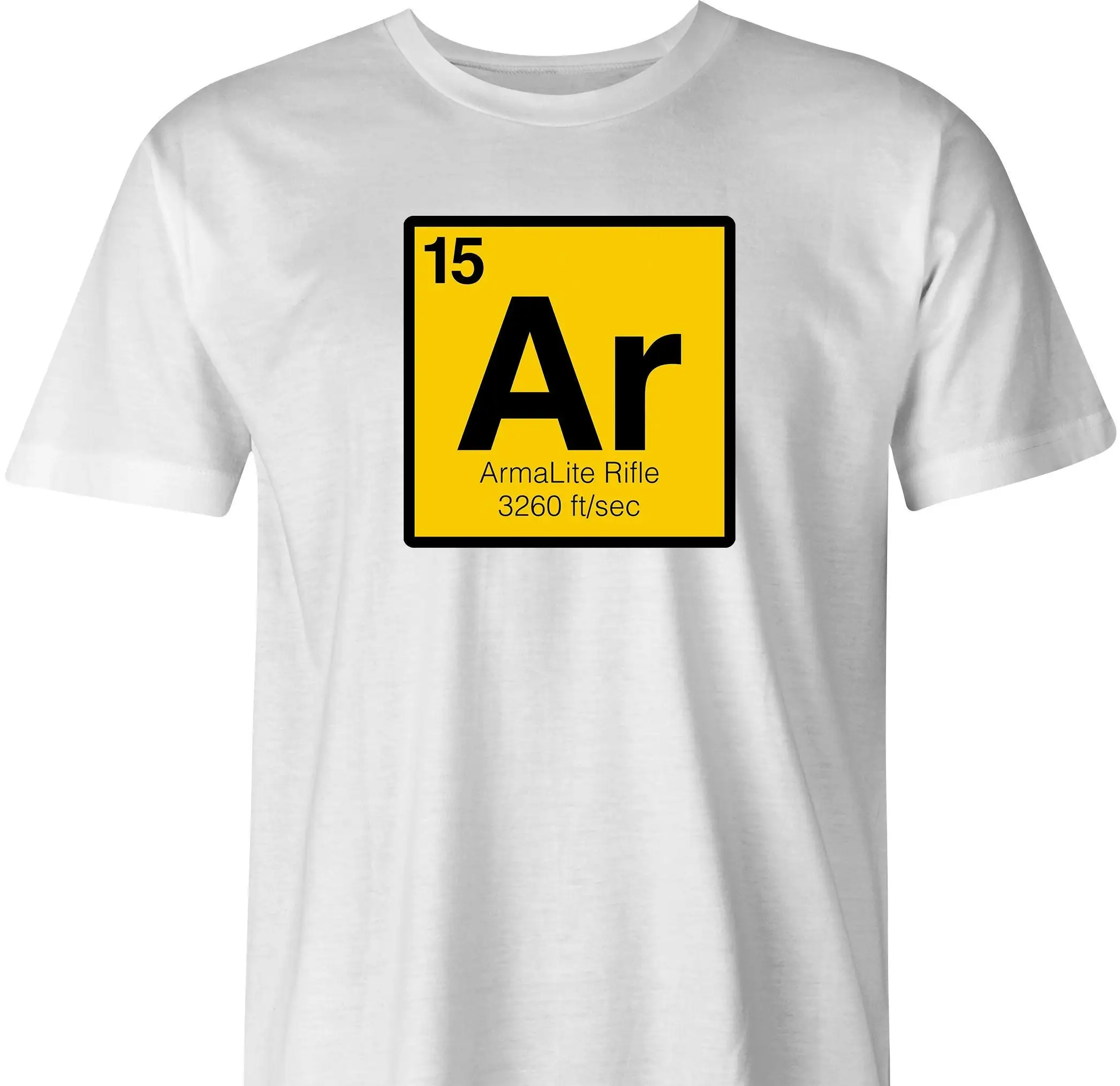 Ar 15 By Bigbadt T Shirt Com Free Usa Shipping Periodic Table Of The Elements Second Amendment Supporter Gun