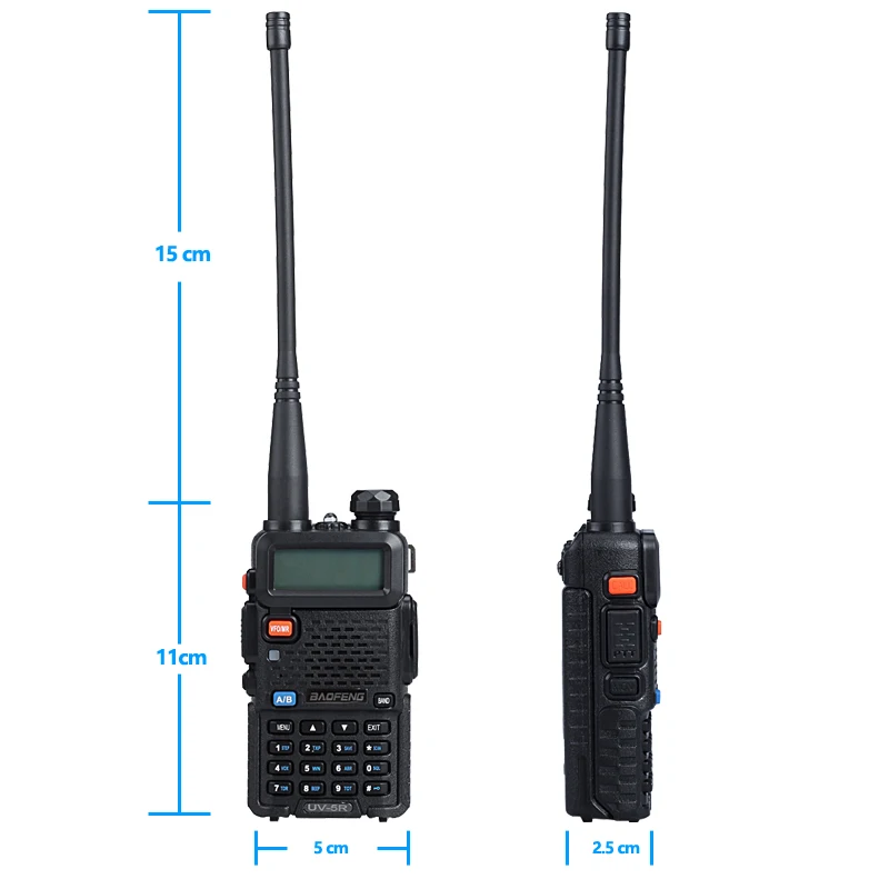 HAM Baofeng BF-UV5R 5W/8W Portable Walkie Talkie FM Radio VHF/UHF Dual Band Two Way Radio Amateur for Hunting UV-82 UV-9R PLUS