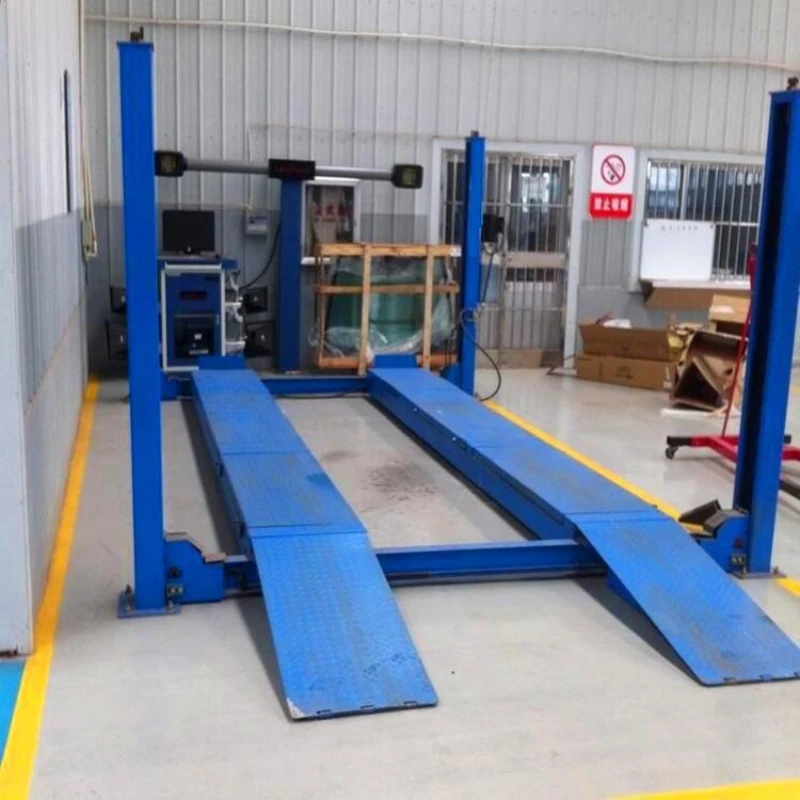 Car lift platform, four-wheel positioning lift, gantry car lift table