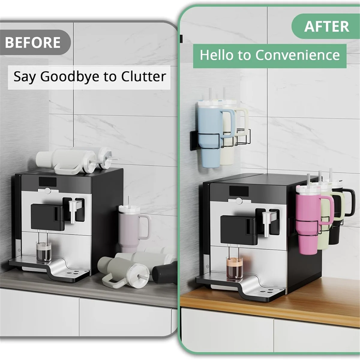 

Магнитный подстаканник ABNJ для холодильника, органайзер для бутылок с водой на 40 унций с ручкой, органайзер для крышки стакана