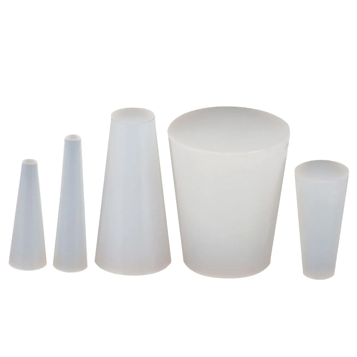 Conical Silicone Rubber Stopper HIGH TEMP Silicone Plugs Sealing Tapered Rubber Plug For Electroplating Paint