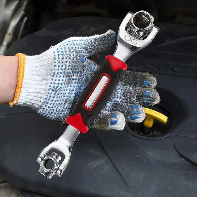 Multi-function Wrench Socket Wrench with 360 Degree Rotating Head - Ideal for Furniture, Cars, Boats, Etc