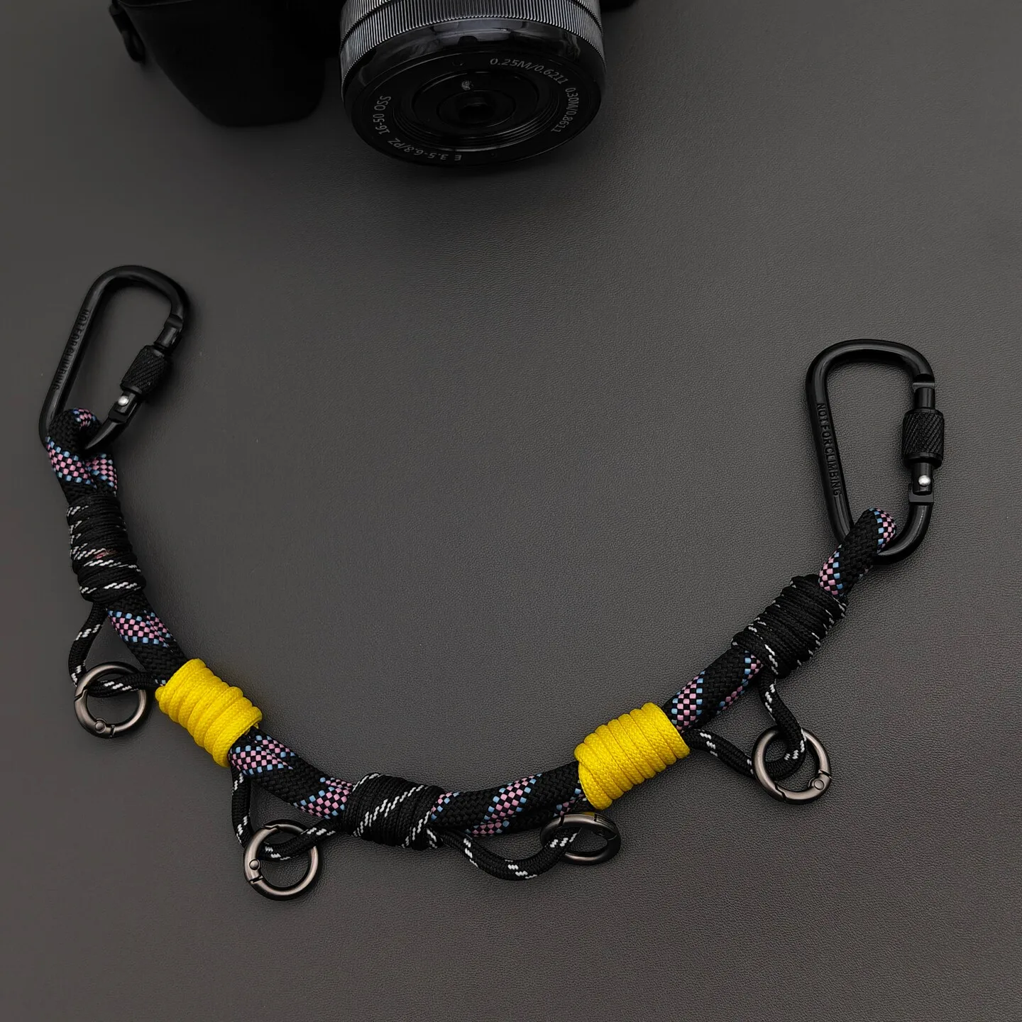 Handmade Mountaineering Bag DIY Braided Rope Pendant Multi-Functional Decorative Backpack Transformation Accessories Expansion