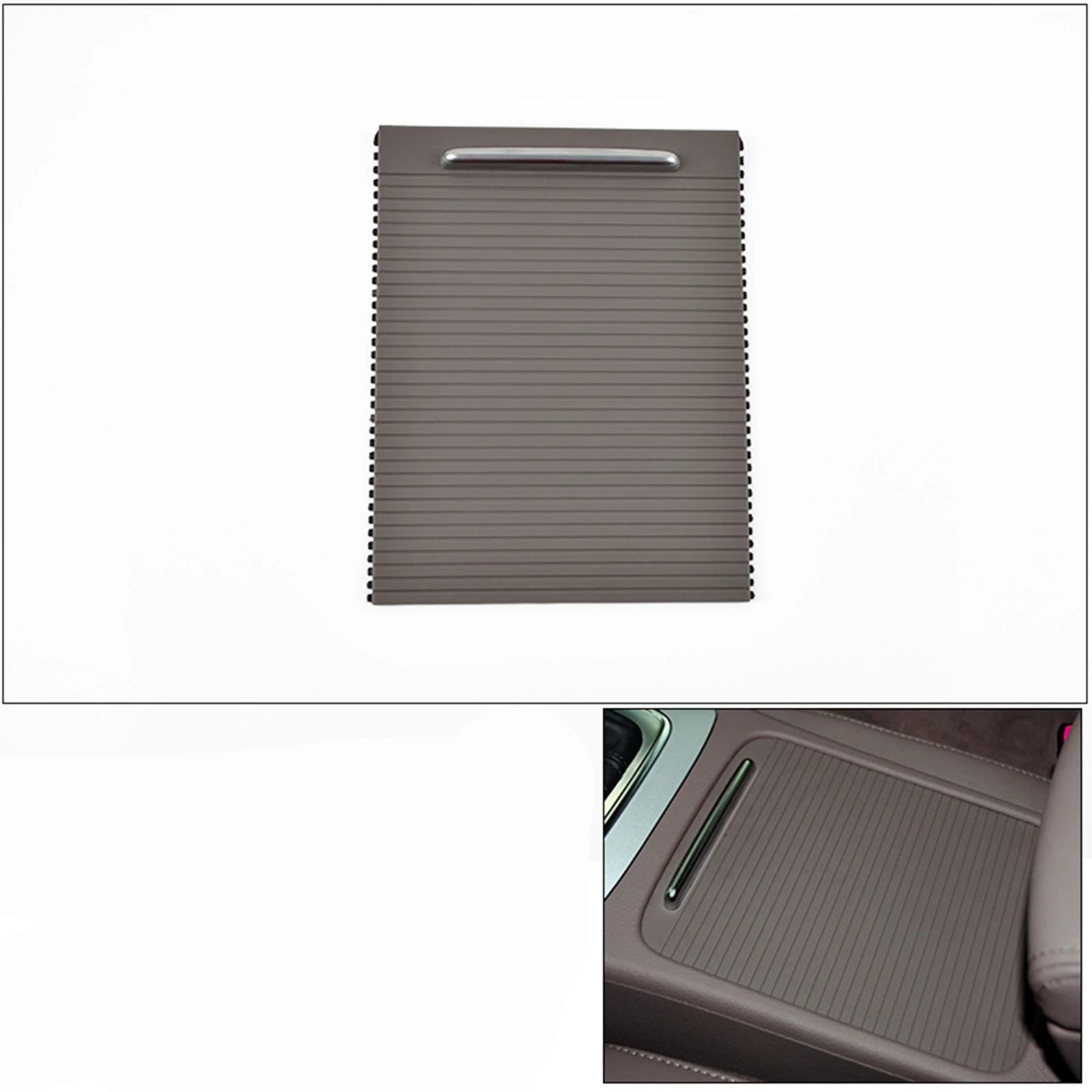 Center Console Roller Water Cup Holder Blind Drinks Panel Cover For Volkswagen VW Magotan CC Passat B6 B7