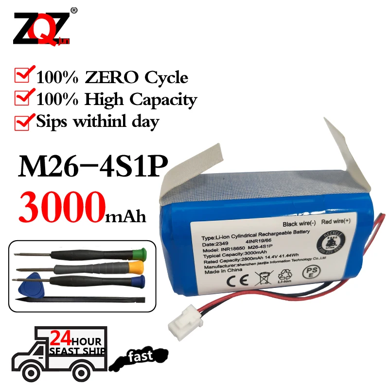 Battery RVBAT850 For Shark ION RV912S RV913S RV1000 RV1000S RV1001 RV1001AE RV700_N RV720_N RV725_N RV750_N Robot Vacuum Cleaner