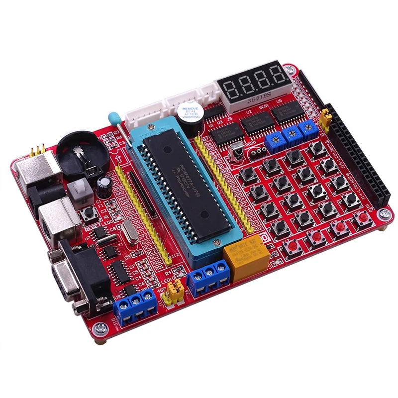 

Y43A-PIC Микроконтроллер Мини-системная плата управления для Microchip PIC16F877A с USB-кабелем
