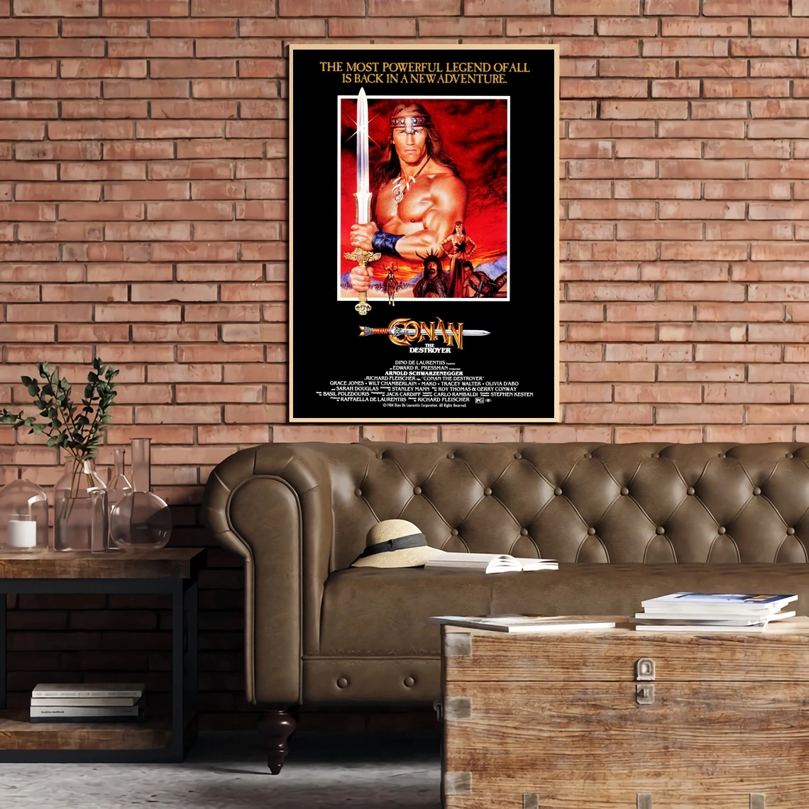 Conan The Barbarian Movie Poster Canvas Art Print Home Decor Wall Painting ( No Frame )