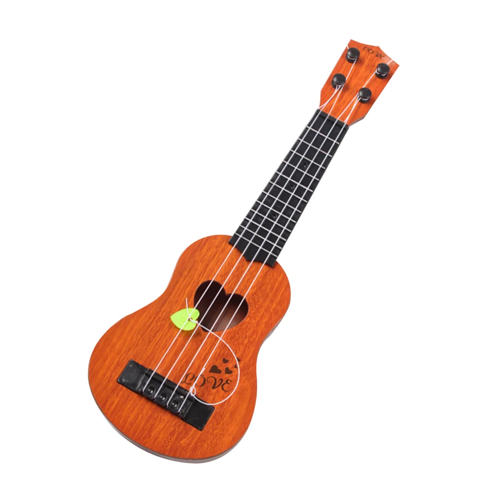 Ukulele infantil, ukulele de guitarra de madeira para iniciantes, instrumentos musicais