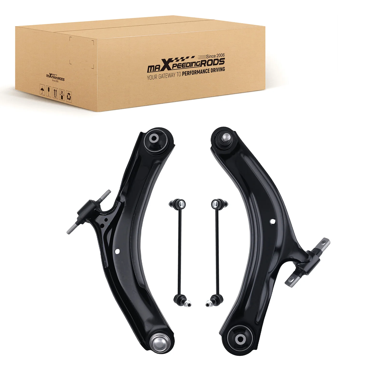 

maXpeedingrods Front Lower Control Arms Sway Bar LInks for Nissan Sentra 07-2012