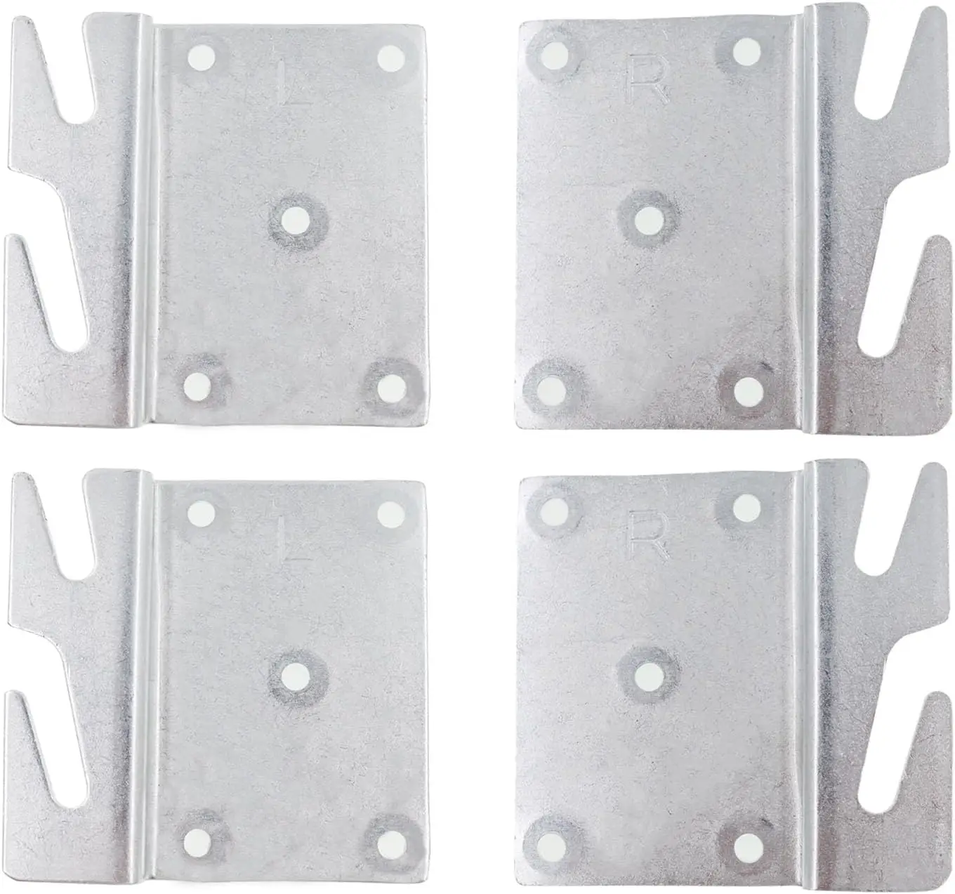 

Wood Bed Rail Hook Plates, Heavy Duty Bed Frame Replacement Parts,Iron Metal Hardware Claw Hook Plate For Headboard Footboard