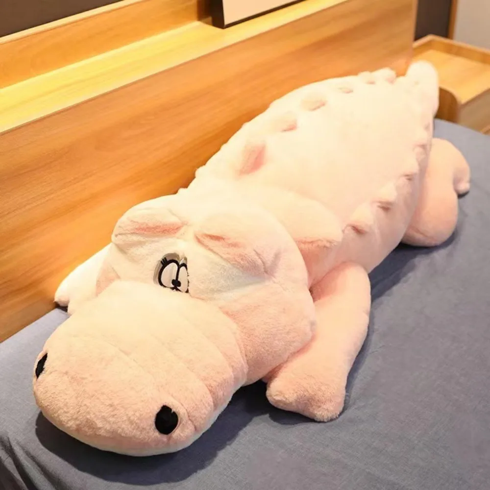 

New Large Crocodile Plush Pillow Mat Soft Hugging Stuffed Animal Toy Cartoon Gift Plush Doll