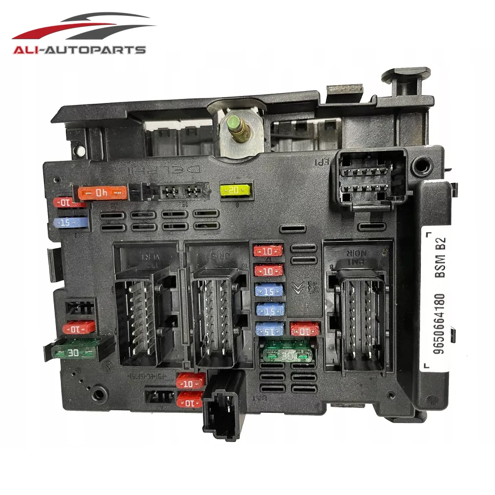 9650664180 BSM B2 Fuse Box Assembly for Peugeot 307 406 807 206 Citroen C3 C5 C8 Xsara 1999-2012 6500Y19657608880