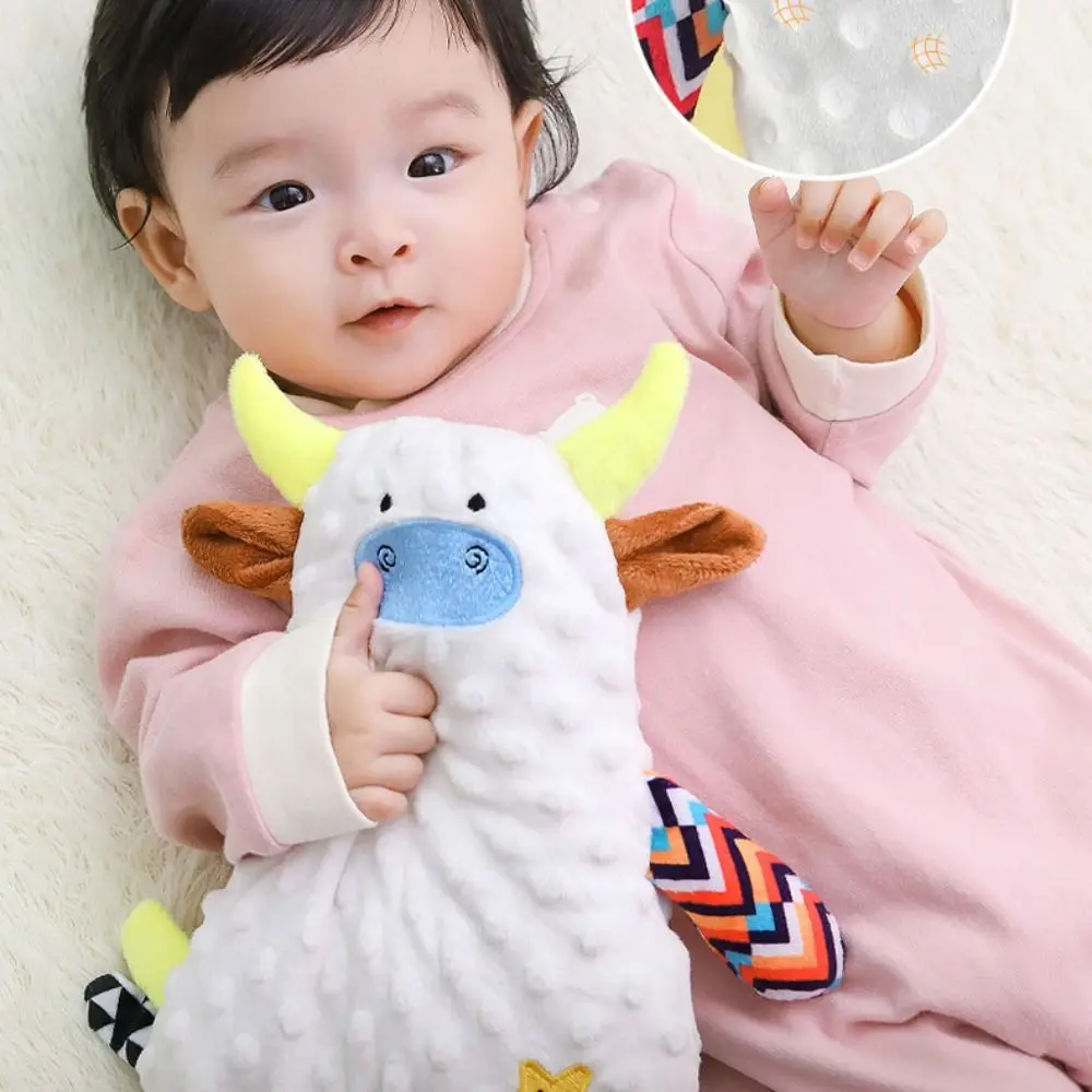 Mode Lion lapin bébé couette jouet doux grinçant bébé apaiser poupée dessin animé mignon en peluche Animal Placate poupées fille garçon