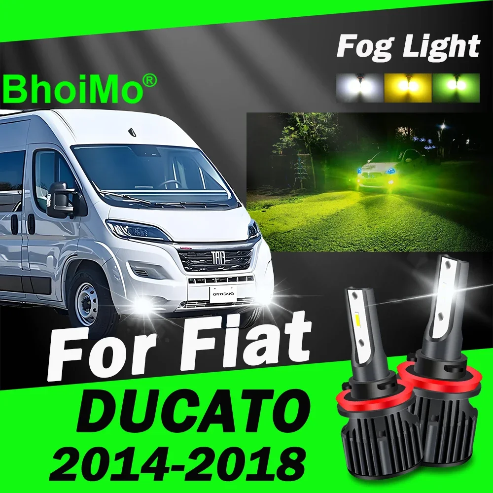 

BhoiMo Front Fog Light Bulb Lamp For Fiat DUCATO 2014 2015 2016 2017 2018 Led