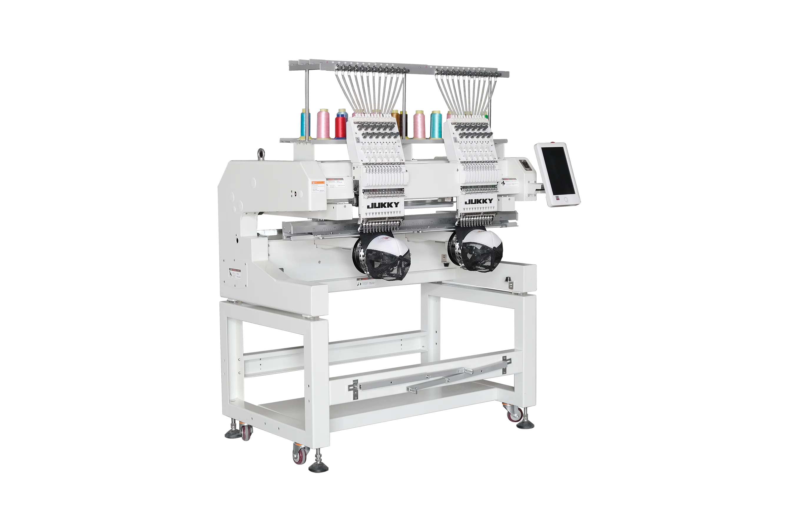 Double heads embroidery machine automatic computerized  