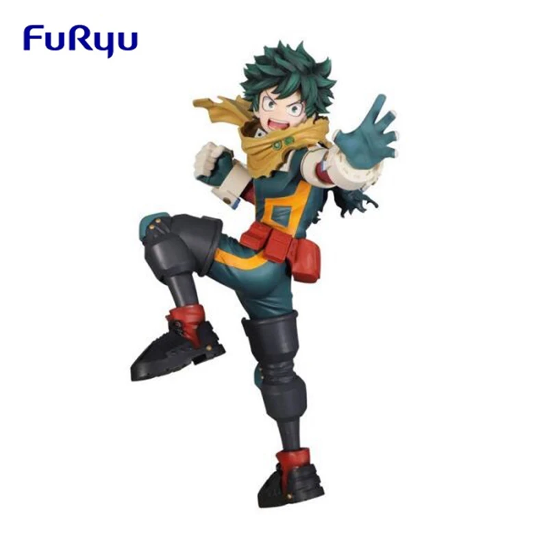 Original FuRyu Trio-Try-iT My Hero Academia Midoriya Izuku PVC Anime Figure Action Figures Model Toys