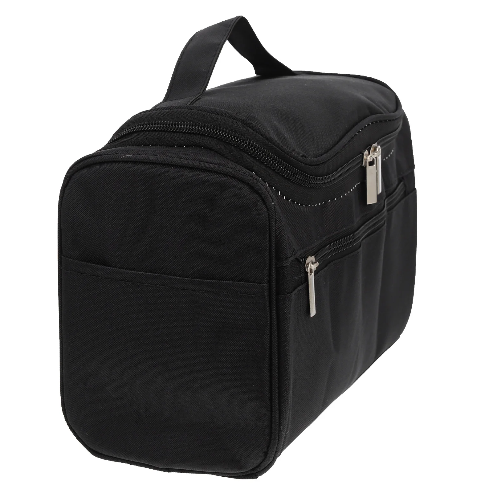 

Wear-Resist Toiletry Bag Travel Skincare Pouch Handle Storage Large Capacity Zipper Organizer Travel Bottle Holder